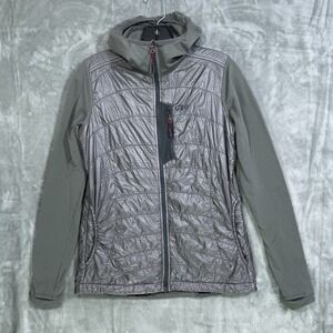 Outdoor Research Jacket Women's Size M  Deviator Hoody Polartec Hooded Zip Gray